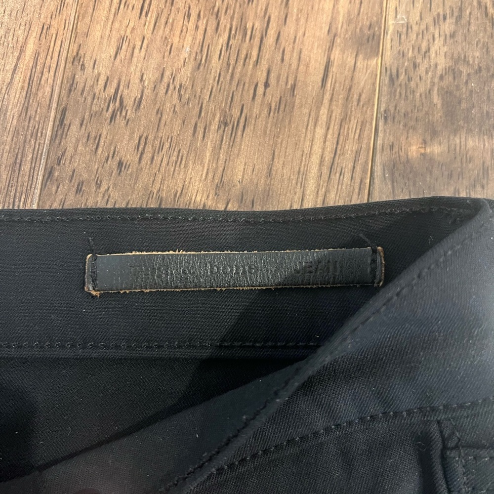 Rag & Bone Skinny Stretch Jeans (Black, 26) - Picture 6 of 7